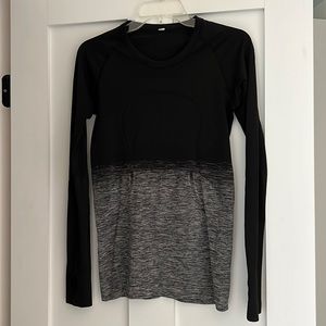 Black Lululemon LongSleeve Top